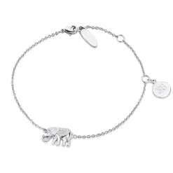 Newbridge Silverware Silver Plated Bracelet with Elephant