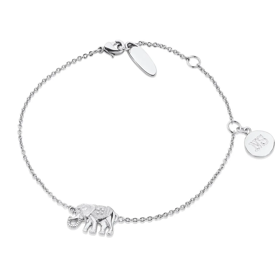 Newbridge Silverware Silver Plated Bracelet with Elephant