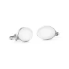 Newbridge Silverware Silverplate Oval Cufflinks