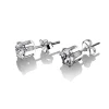 Newbridge Silverware Stud Earrings in Clear Stone