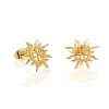 Newbridge Silverware Sun Stud Earrings