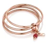 Newbridge Silverware Triple Bangle Birthstone