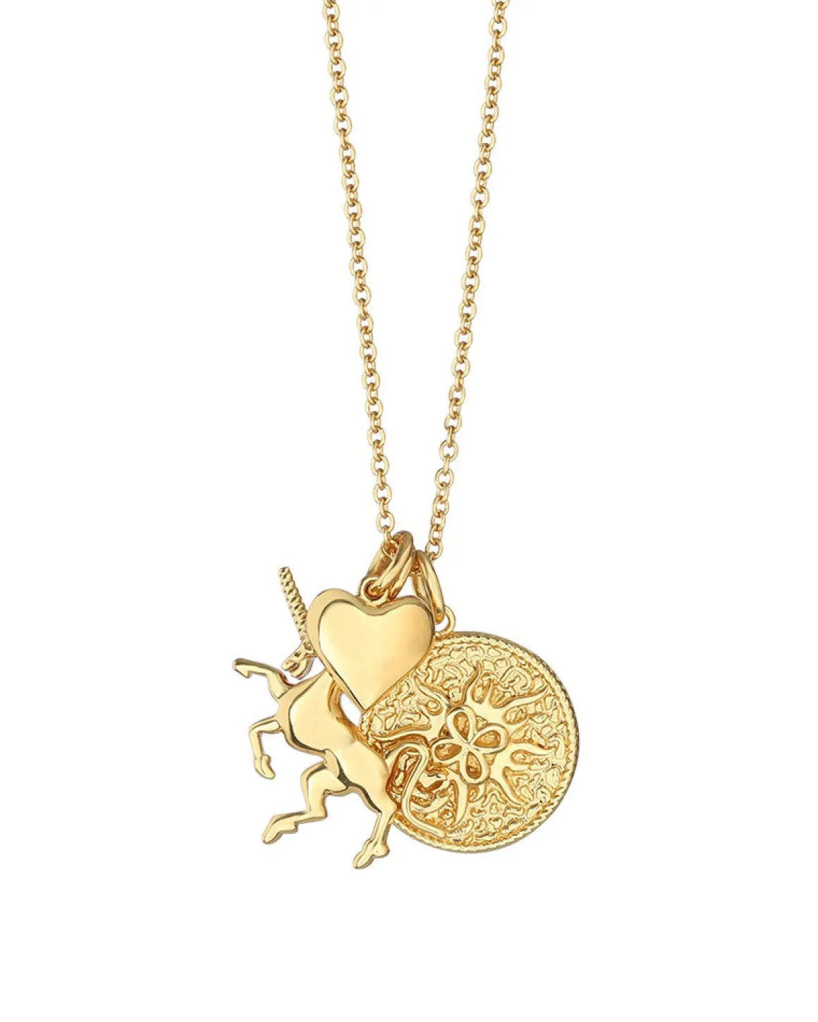 Newbridge Silverware Unicorn Charms Necklace