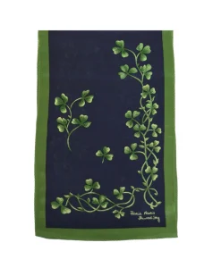 Patrick Francis | Shamrock Sprig Silk Scarf