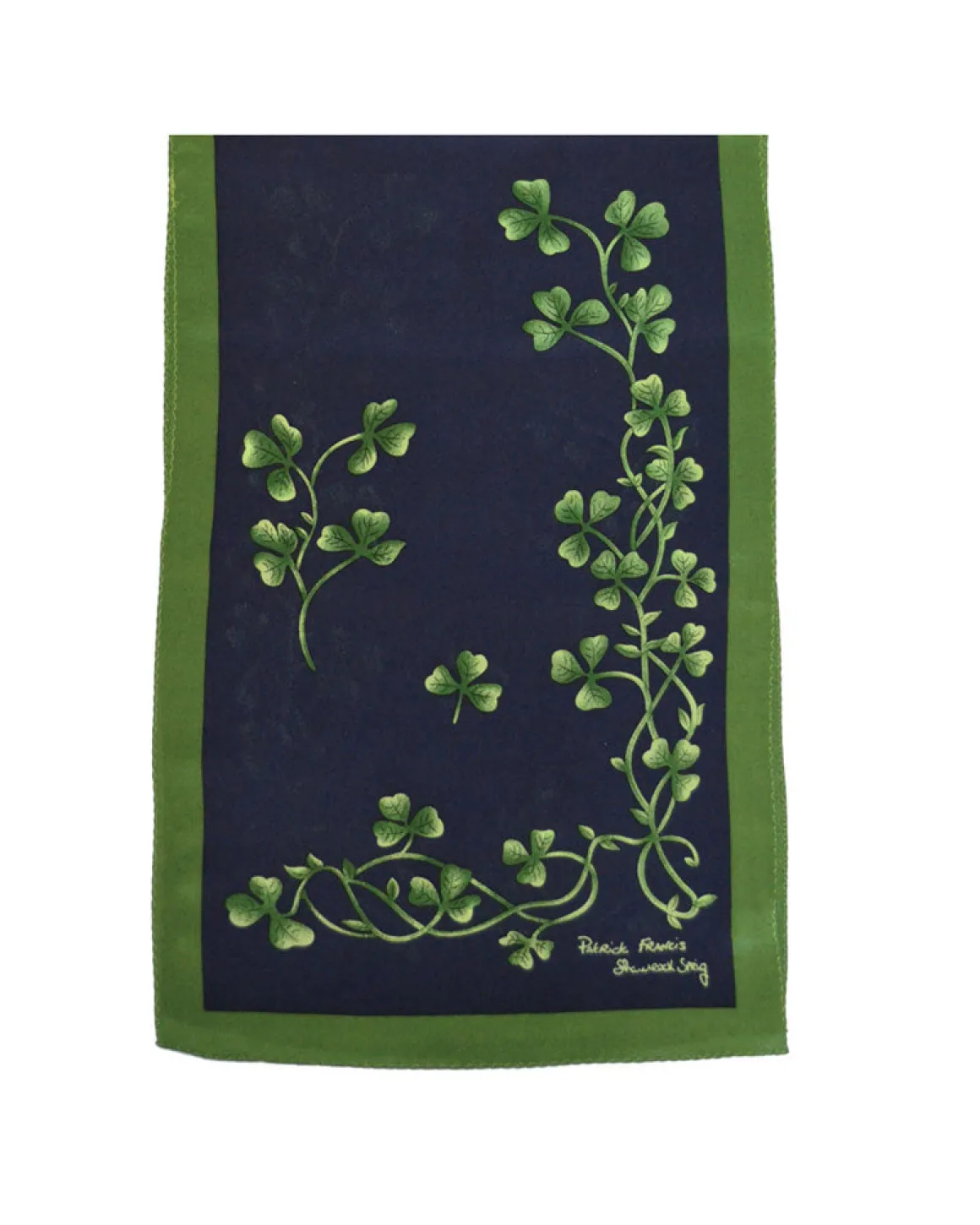 Patrick Francis | Shamrock Sprig Silk Scarf