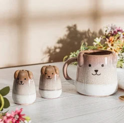 Sass And Belle Mojave Salt & Pepper Dog Shakers
