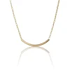 Scribble & Stone Crescent Tube Pendant