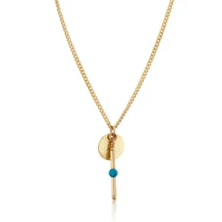 Scribble & Stone Opal Ocean Disc Pendant