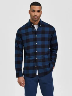Selected Homme | Flannel Shirt | Moonlit Ocean