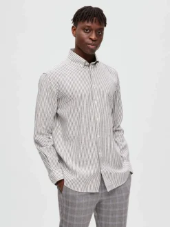 Selected Homme | Regpure Linen Shirt | Sky Captain