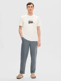 Selected Homme Tapered Miles Pants , Stormy