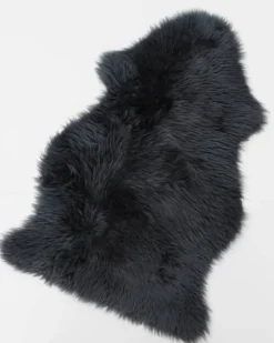 Sheepskin Rug , Dark Grey