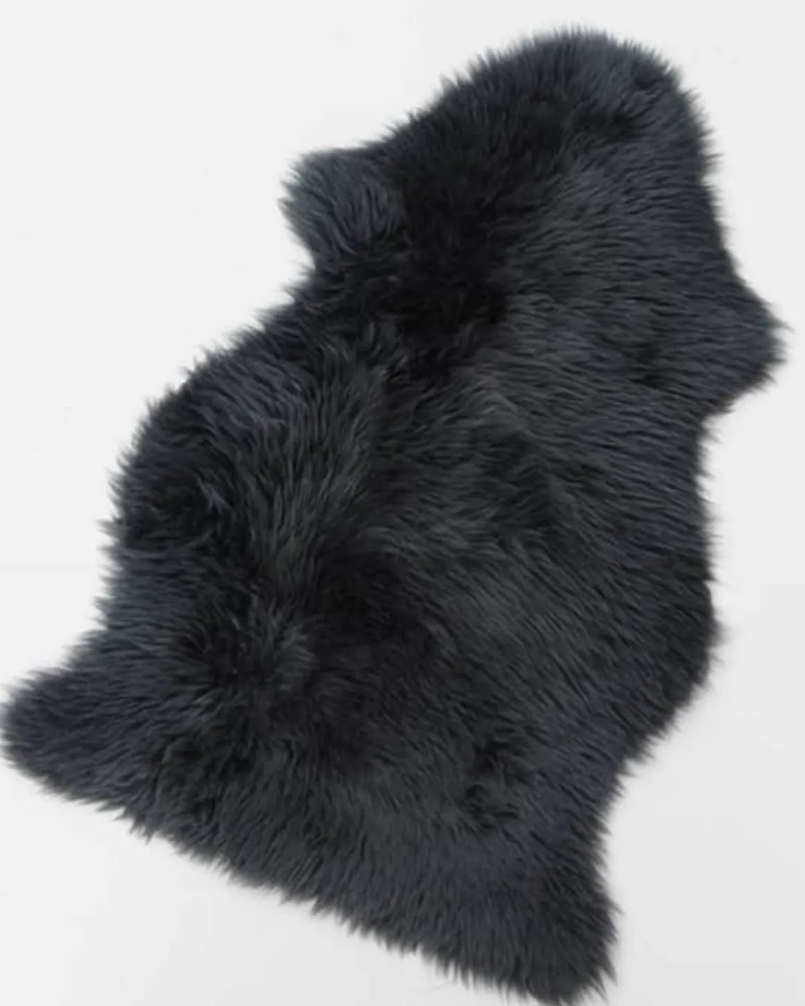 Sheepskin Rug , Dark Grey