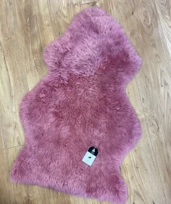 Sheepskin Rug , Pink