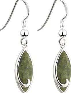 Solvar | Marble Drop Earrings