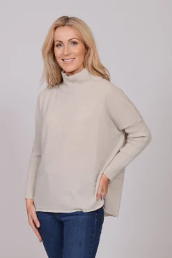 The Wool Co Cashmere Blend Knit , Beige