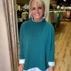 The Wool Co Cashmere Blend Knit, Green