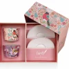 Tipperary Crystal | Birdy Set of 2 Bullfinch & Goldfinch Cappuccino Cups