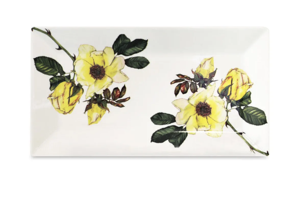 Tipperary Crystal | Botanical Studio - Mermaid Rose Plate