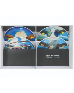 Tipperary Crystal| Eoin O'Connor Set of 4 Biscuit Plates