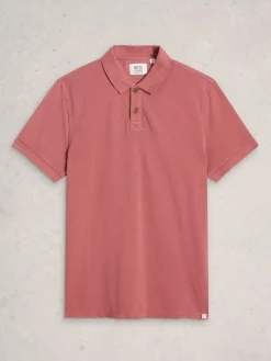 White Stuff Dusty Pink Utility Polo