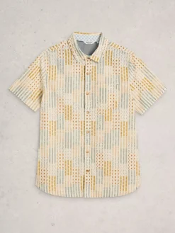 White Stuff Finsbury Patch Print Shirt