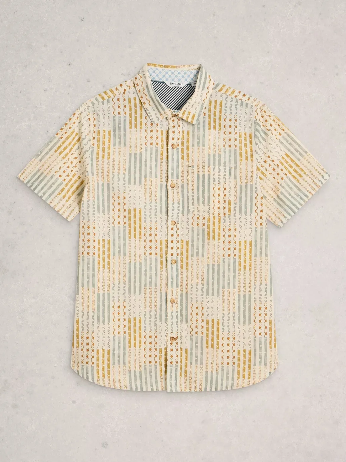 White Stuff Finsbury Patch Print Shirt
