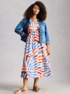 White Stuff Lucy Linen Blend Dress