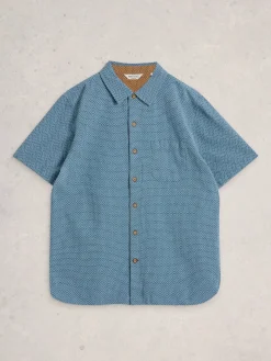 White Stuff Tile Stitch T-Shirt